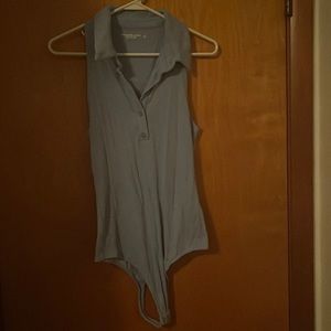 Blue body con polo tank